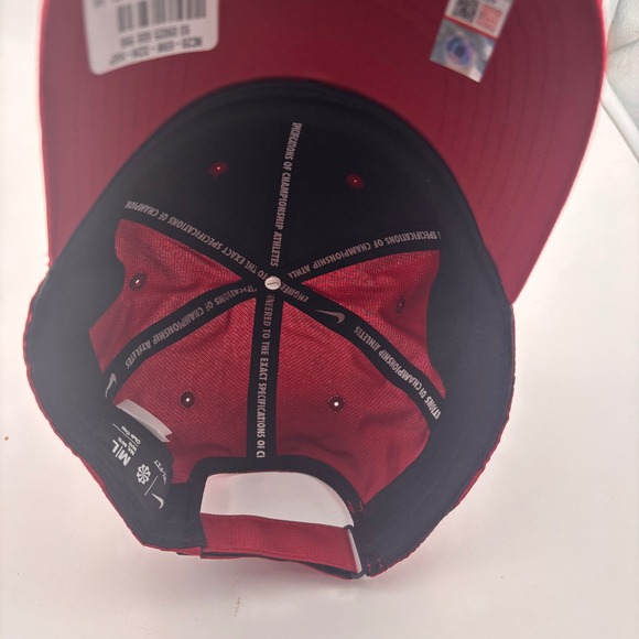 Nike Stanford Cardinal Red Club Cap Adult M L Flex Fit Baseball Hat - Picture 6 of 9